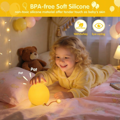 Balloon Silicone LED Touch Lamp with 3 Brightness Levels for Bedroom, Stairs