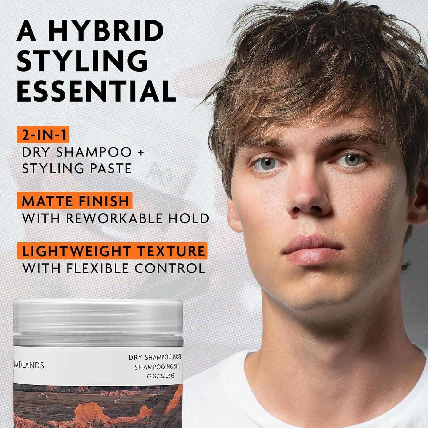 Dry Shampoo Paste Adds Texture & Absorbs Oil with Matte Finish