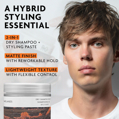 Dry Shampoo Paste Adds Texture & Absorbs Oil with Matte Finish