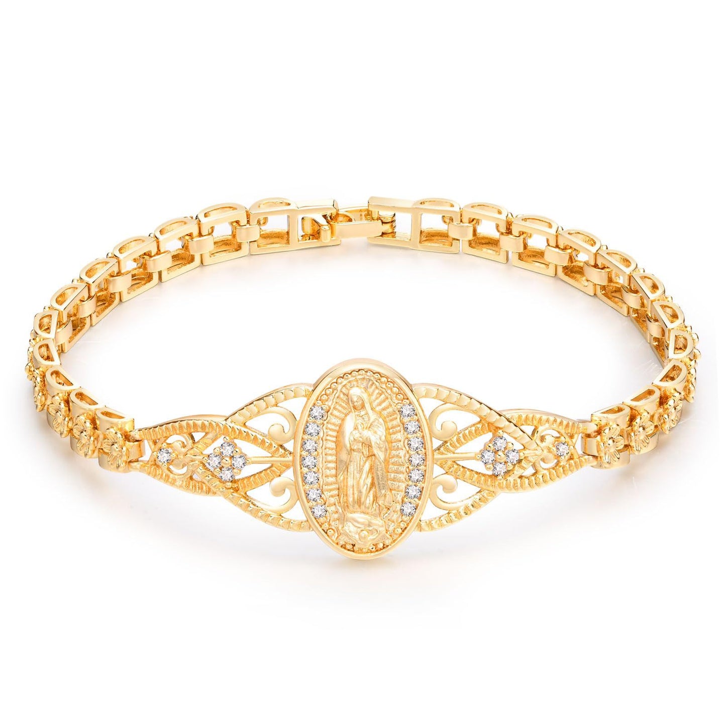 Gold Catholic Bracelet for Women