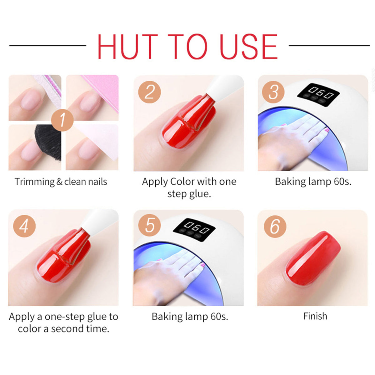 3 in 1 One Step Gel Nail Polish Pen with UV Light Kit