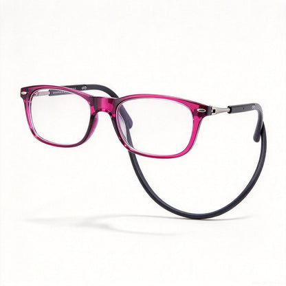 Snap Magnetic Bridge Front Connect Reading Glasses Blue Light Lens