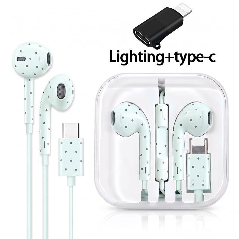 Wired Headphones with Microphone & Volume Control