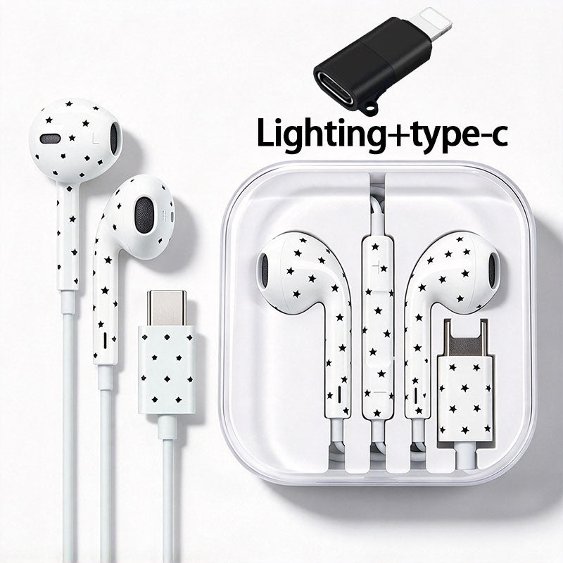 Wired Headphones with Microphone & Volume Control