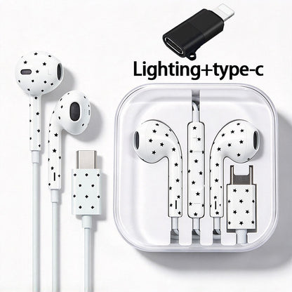 Wired Headphones with Microphone & Volume Control