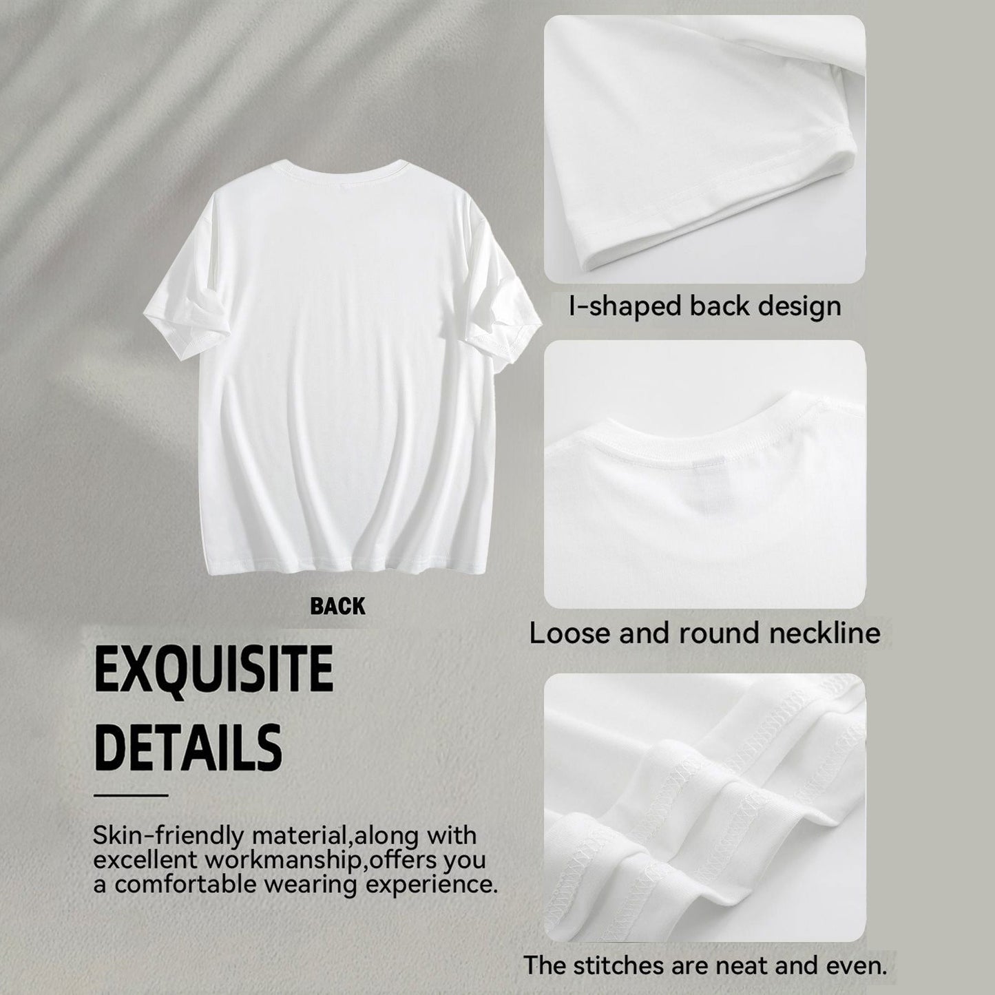 High-quality Short-sleeved Shirt, Available In Multiple Sizes