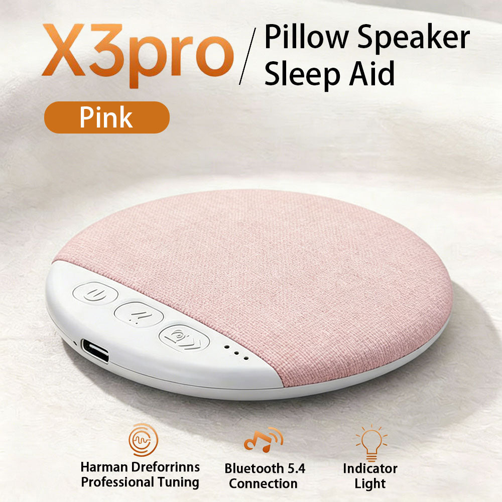 2026 New Bluetooth Pillow Speaker for Sleeping, Ultra-Thin 1.1cm Under Pillow Speaker