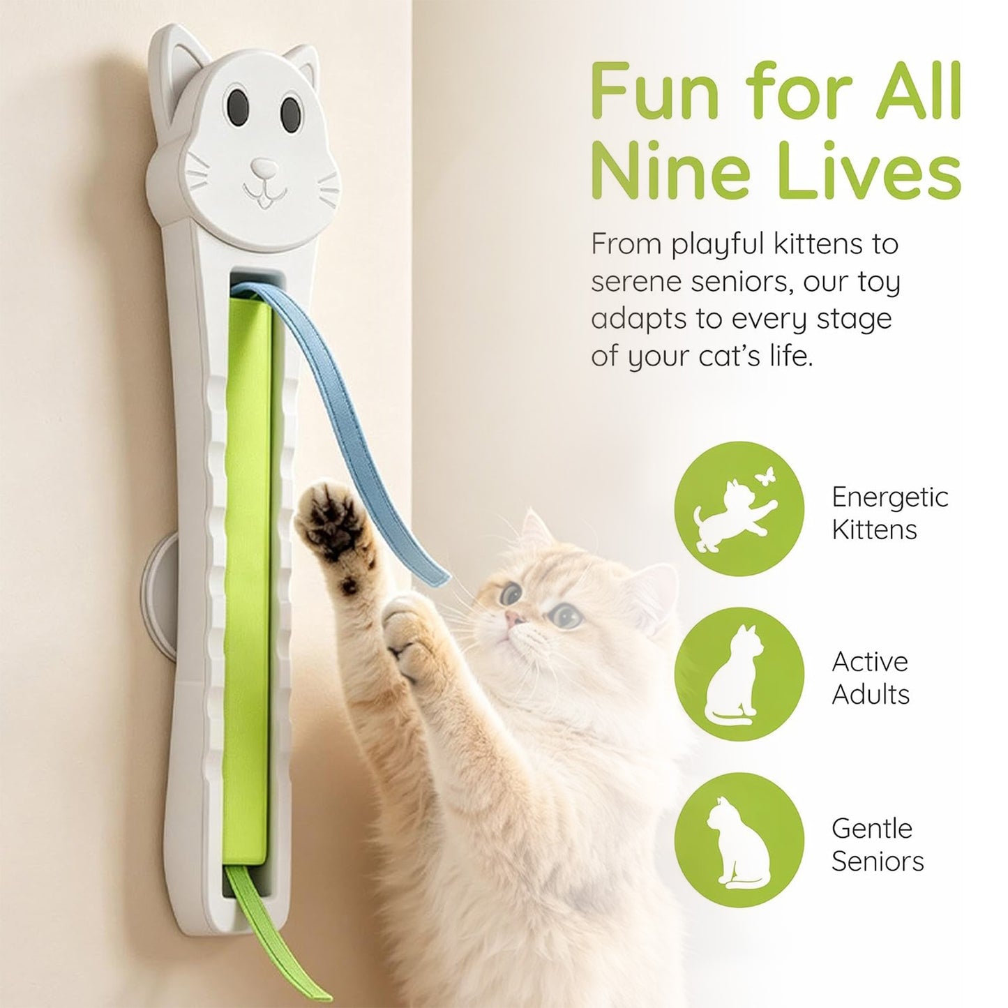 Cat Toy USB Rechargeable Two-Speed Play