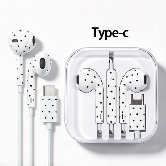 Wired Headphones with Microphone & Volume Control