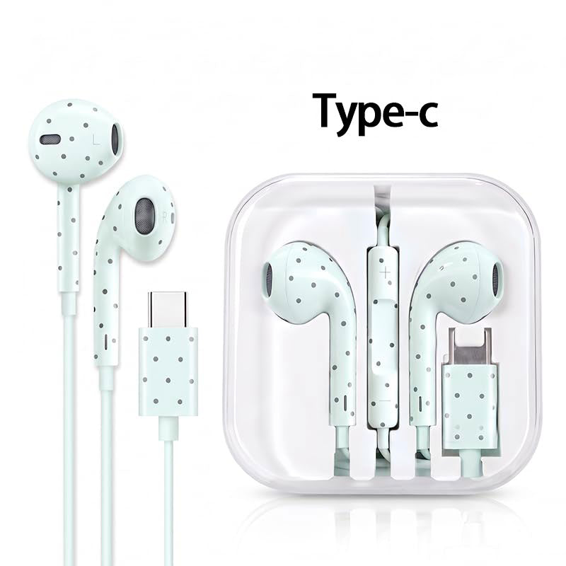 Wired Headphones with Microphone & Volume Control