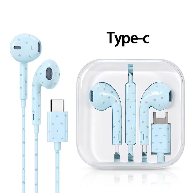 Wired Headphones with Microphone & Volume Control