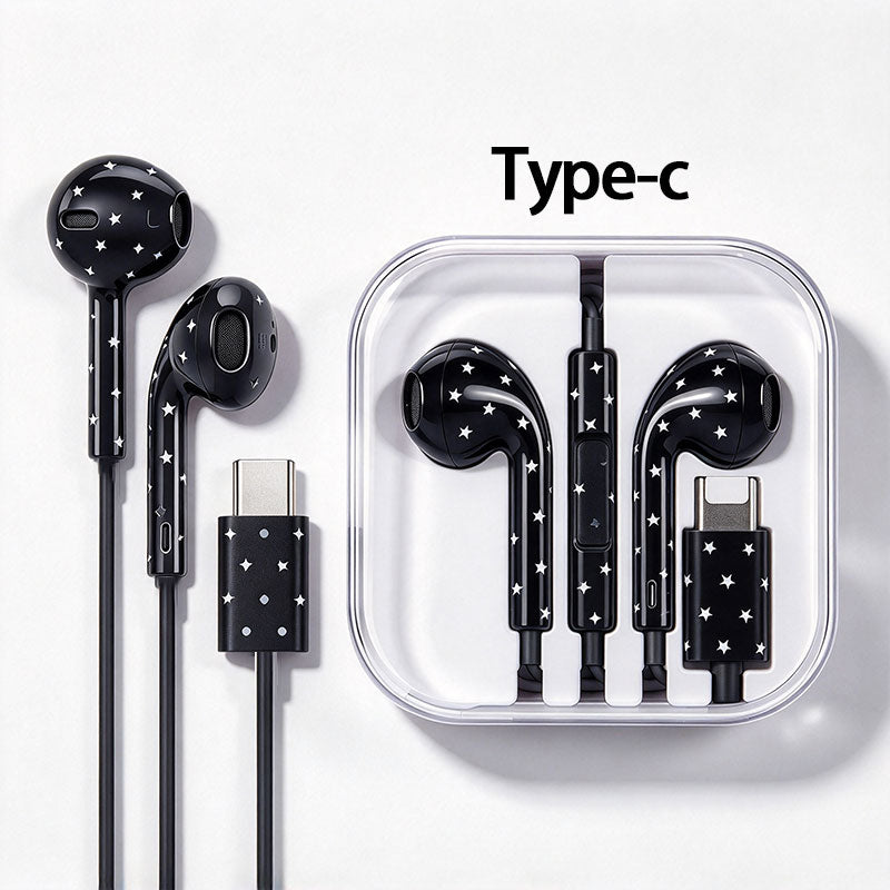 Wired Headphones with Microphone & Volume Control