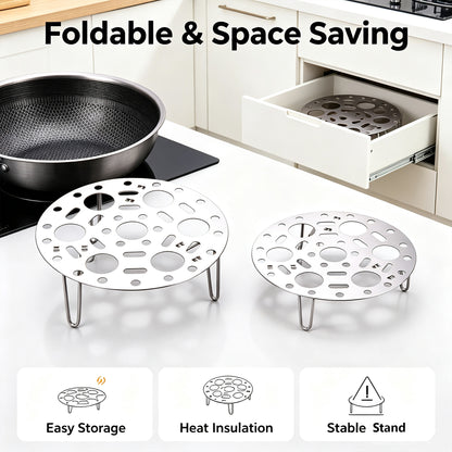 Steaming Rack Stainless Steel Telescopic