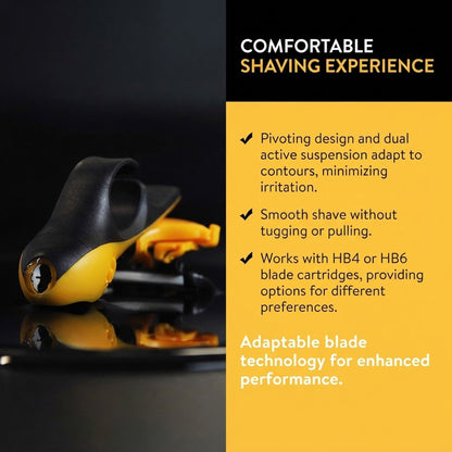 Sports Car-Style Portable Hair Clipper – Men's Head And Scalp Shaver