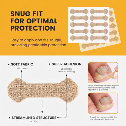 1 Set Ingrown Nail Correction Strips – Fingernail/Toenail Correction Tools and Care Supplies
