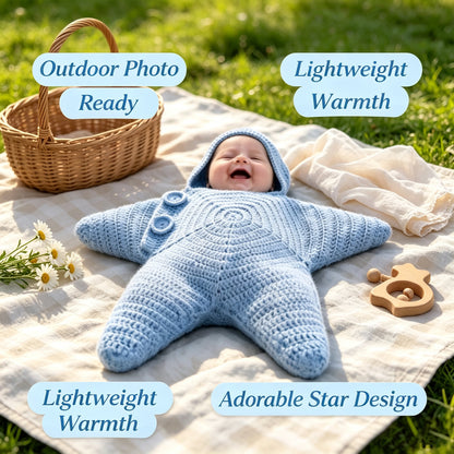 Star Shape Crochet Baby Sleep Sack