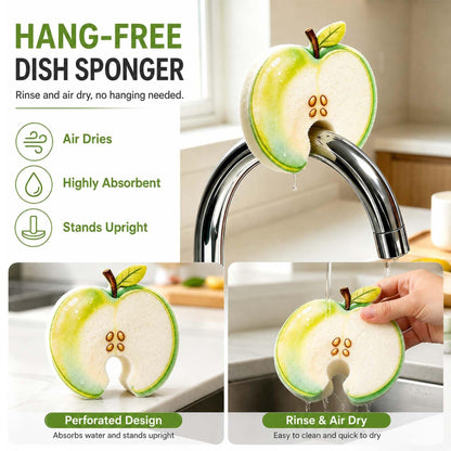3Pcs artoon Pattern Dish Scrubber