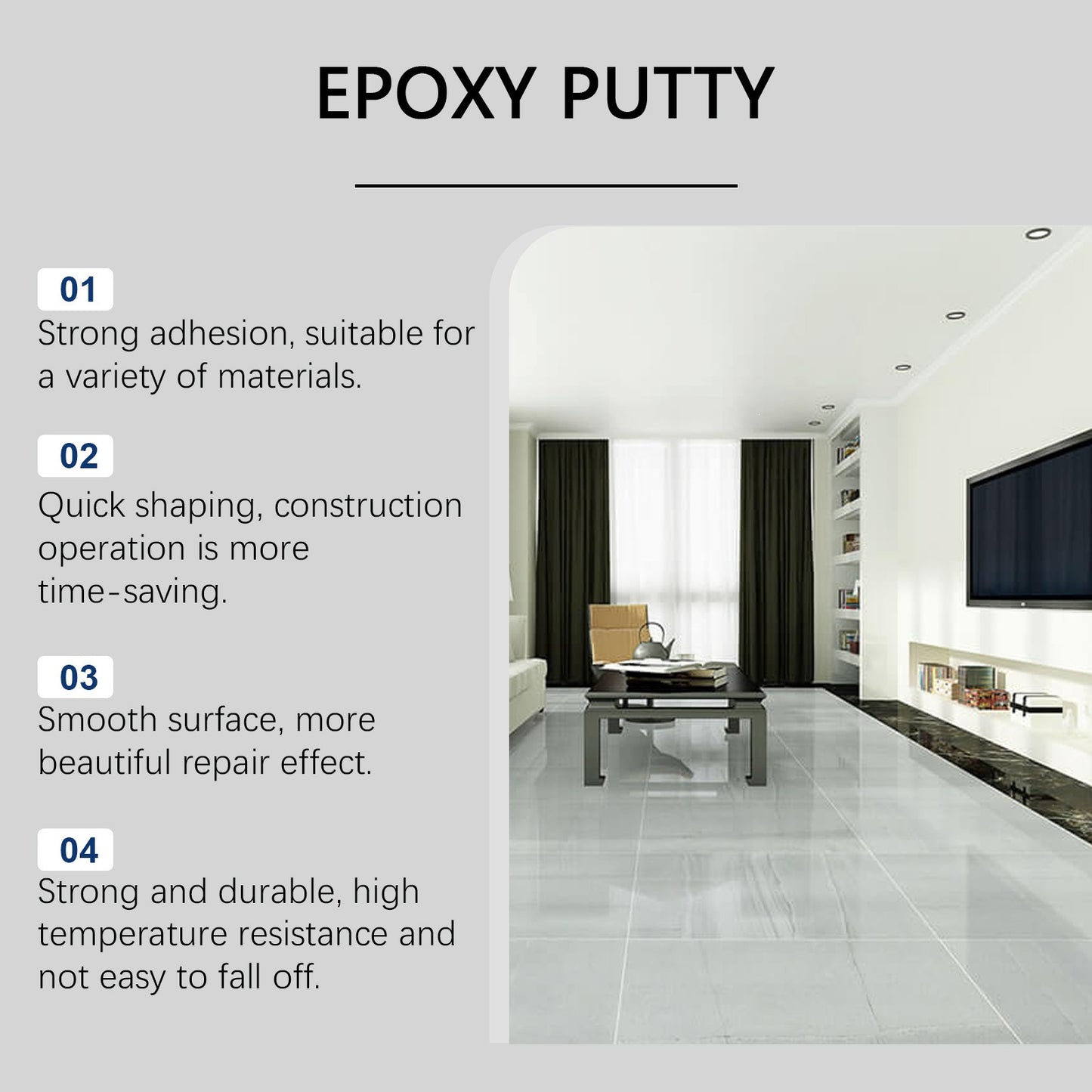 Epoxy Putty, High Strength Repair Filler