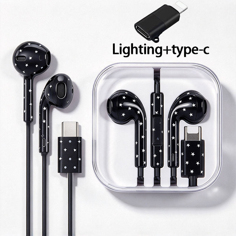 Wired Headphones with Microphone & Volume Control