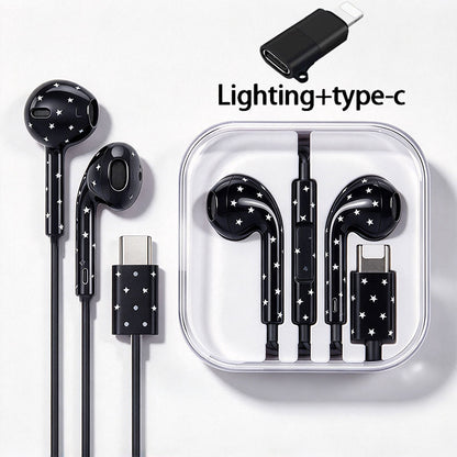 Wired Headphones with Microphone & Volume Control