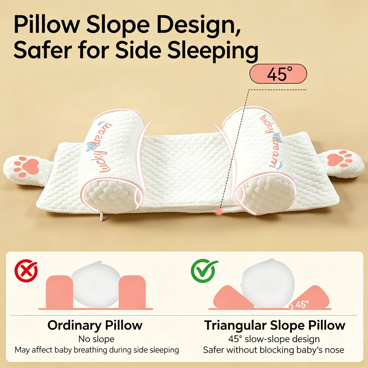 Adjustable Head Neck Support Pillows For Baby