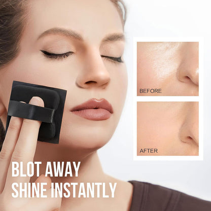 150 Pcs / Set Velvet-Finish Oil-Absorbing Sheets—Keep Your Makeup Fresh All Day Long