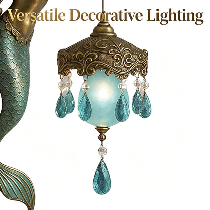 Vintage Mermaid Wall Lamp