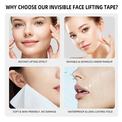 120 Pcs Invisible Face Lifting Tape Instant V-Line Stickers