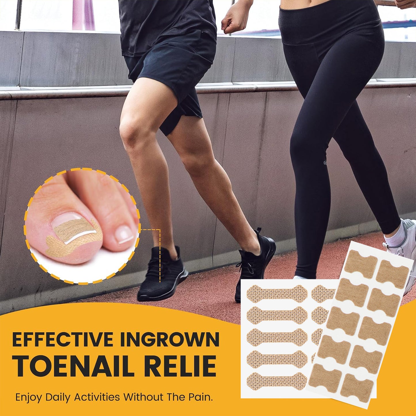 1 Set Ingrown Nail Correction Strips – Fingernail/Toenail Correction Tools and Care Supplies