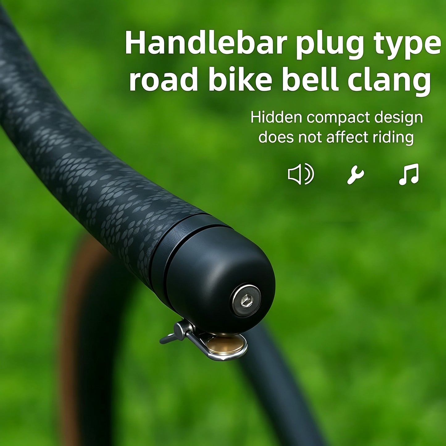 Bicycle Handlebars Blocked Bell Bent Horns Riding Bike Accessories