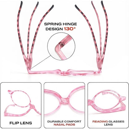 Makeup Reading Glasses for Undereye Application