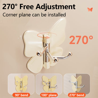 3-Hook Butterfly Decorative Hanger Suitable for Any Place
