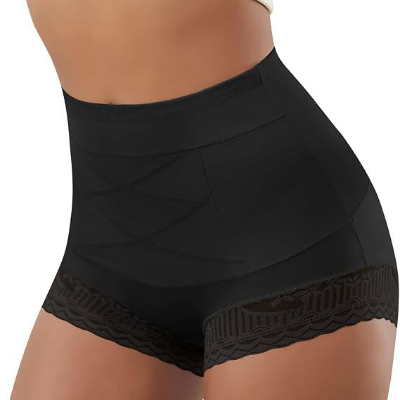 Women's Shaping And Butt-Lifting Panties - Lace Trim Slimming Panties