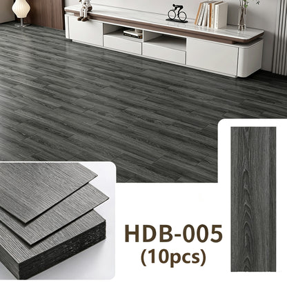 10 Pack Waterproof Vinyl Flooring Peel and Stick for Office, Living Room, Bathroom, Kitchen