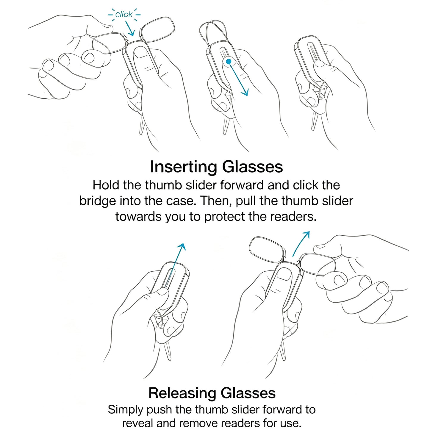 Ultralight Reading Glasses | Black And Red Frames, Multiple Prescription Options Available