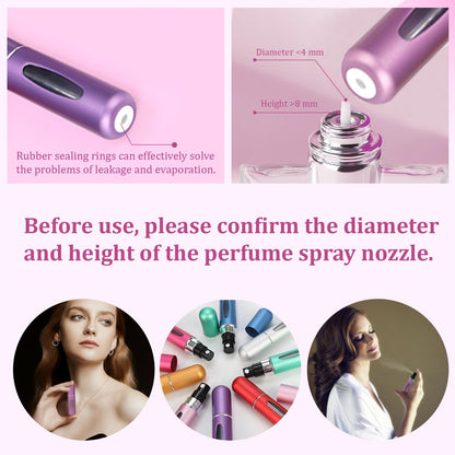 5ml Mini Portable Spray Bottles for Travel Accessories