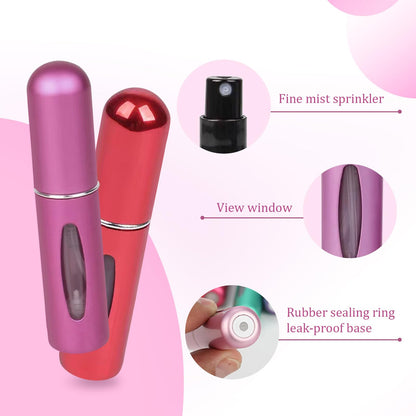 5ml Mini Portable Spray Bottles for Travel Accessories