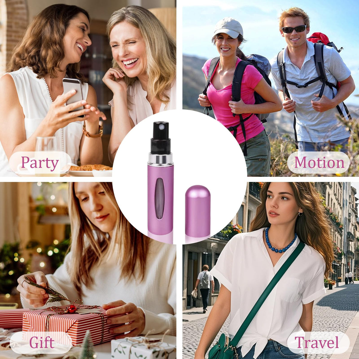 5ml Mini Portable Spray Bottles for Travel Accessories