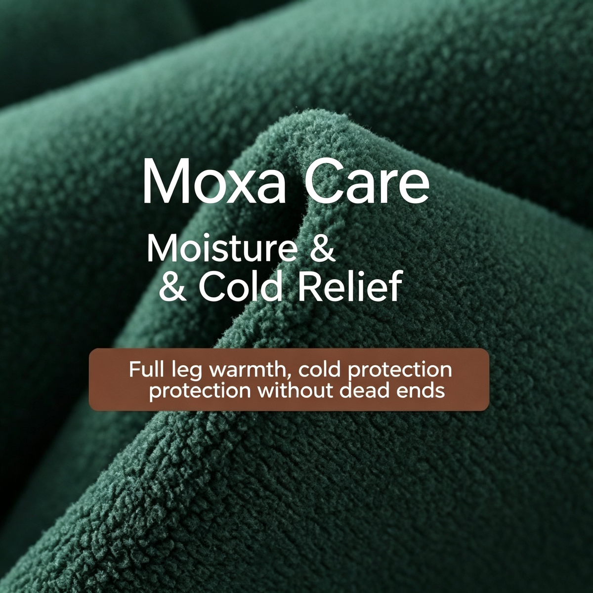 Fleece-lined knee warmers for the elderly to protect joints