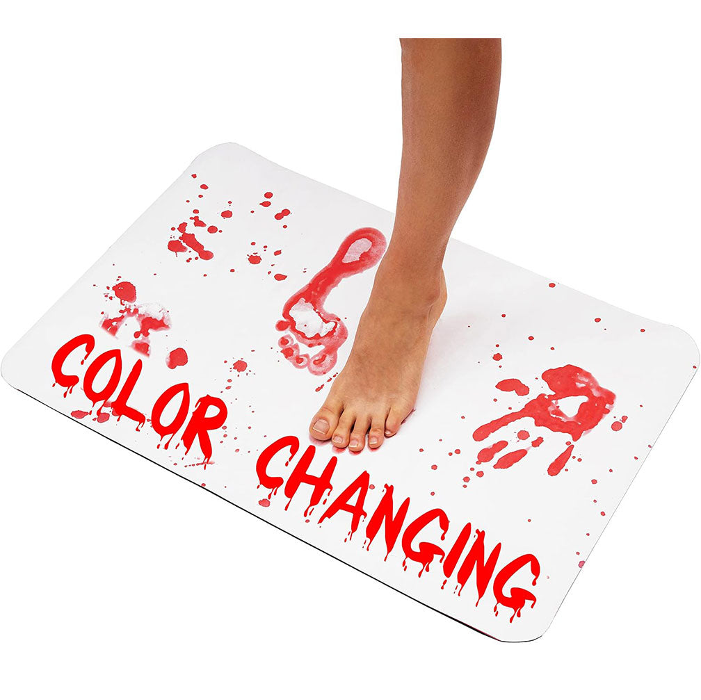 Bloody Bath Mat, The Official and Authentic Mat That Turns Red When Wet