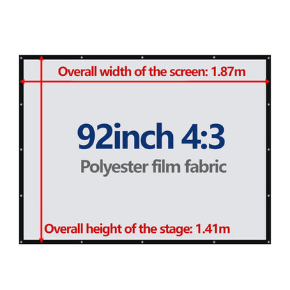 White Folding Projection Screen for Outdoor Cinema