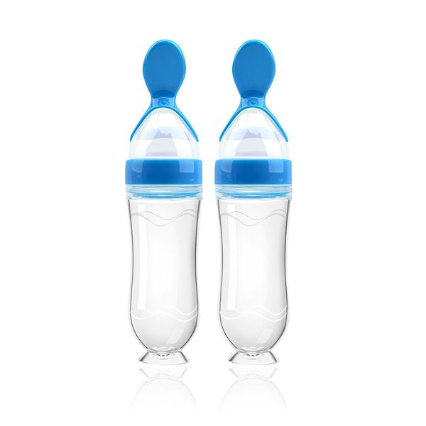 2 Pack Baby Spoons Silicone Baby Food Feeder