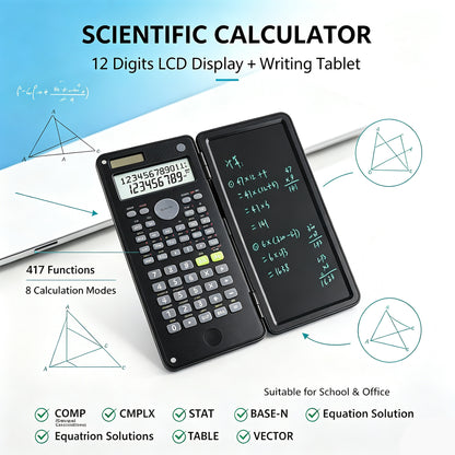 Scientific Calculators with Pen for Students Office Financial Work