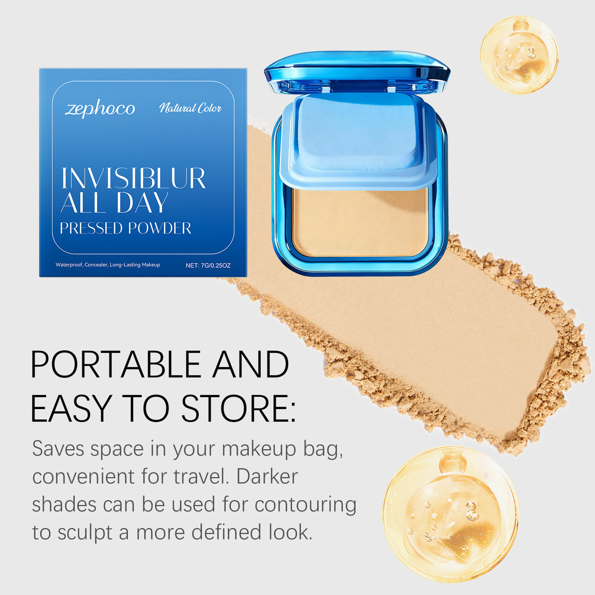 Ultra Cover Powder Foundation, Soft-Focus Complex Intelli, Oil Control