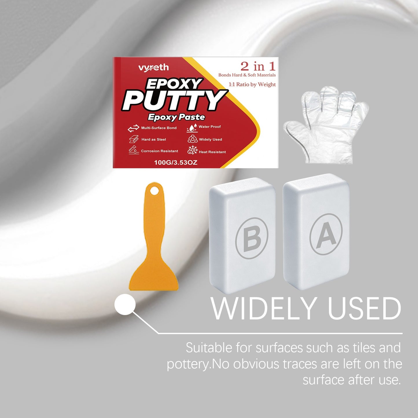 Epoxy Putty, High Strength Repair Filler