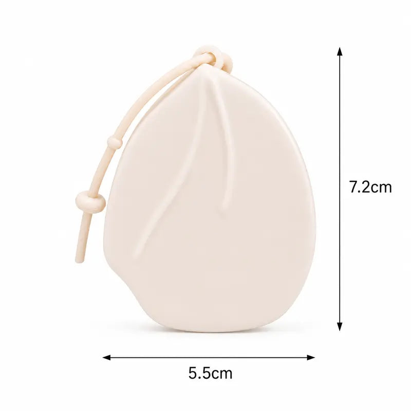 Peach-Shaped Double-Layer Portable Soap Sheet Holder