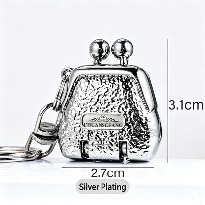 Mini Stainless Steel Nail Clipper Keychain – Portable Wallet-Style