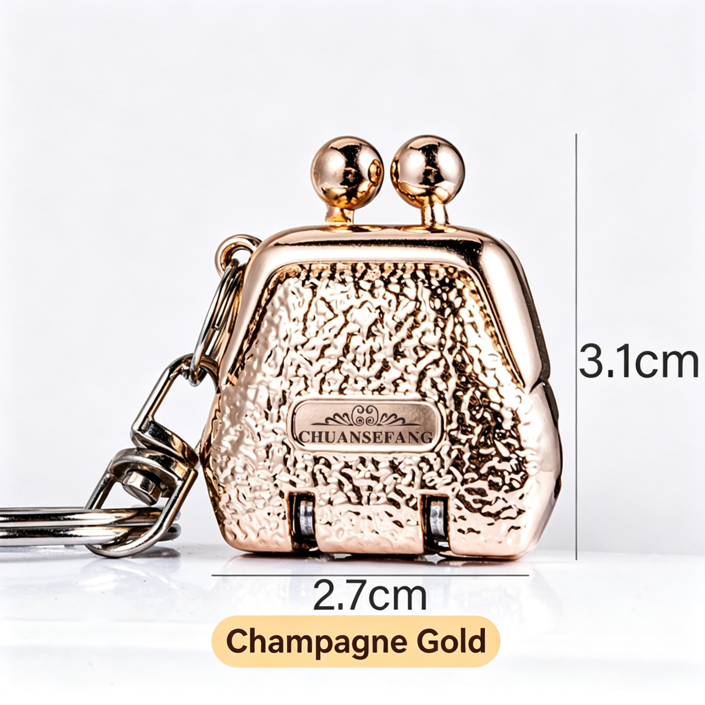 Mini Stainless Steel Nail Clipper Keychain – Portable Wallet-Style