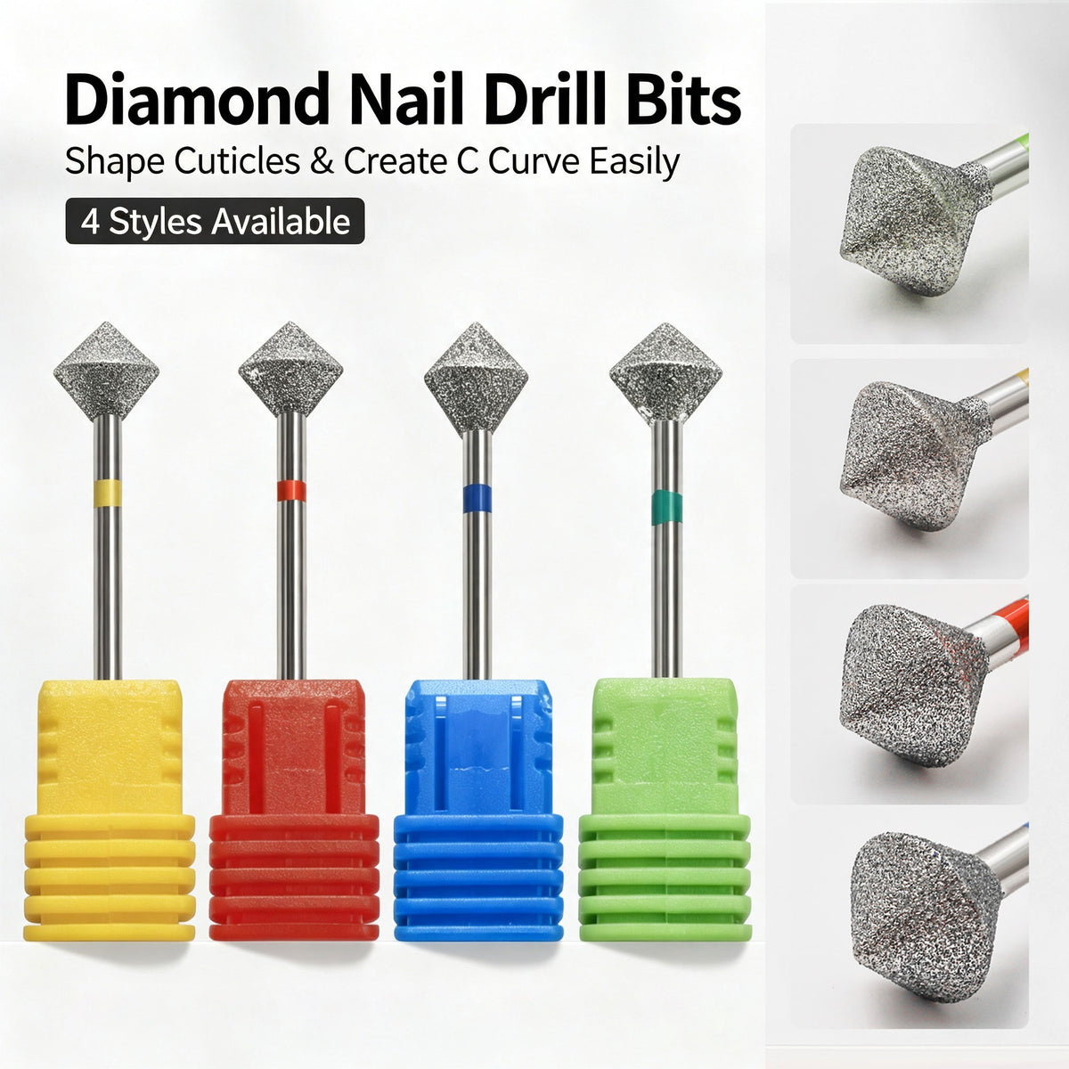 Multifunctional Diamonds Nails Drill Bits