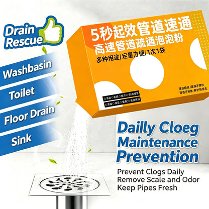 Drain Clog Remover Powder for Daily Clog Prevention and Odor Control